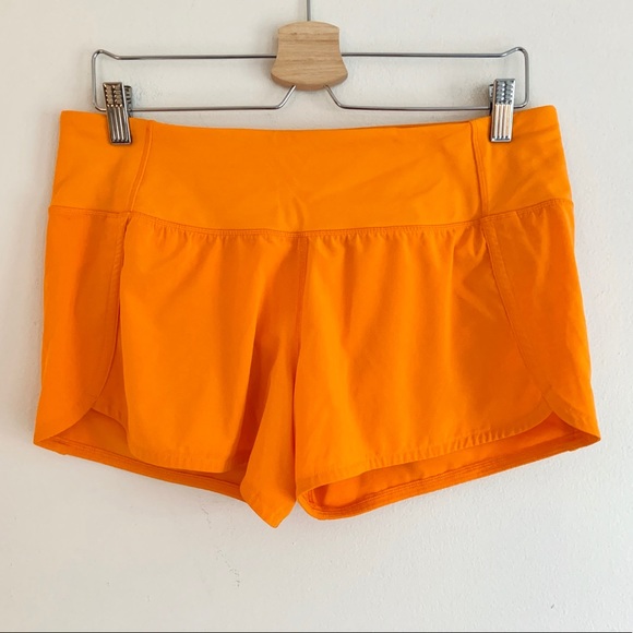 lululemon athletica Pants - Lululemon Run Times Short II 4" Vivid Amber